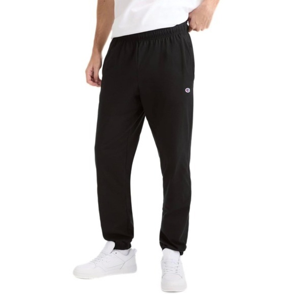 Champion mens Pants Lightweight‎ Lounge Jersey Knit Casual 2XL BLACK